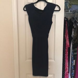 Navy business casual dress